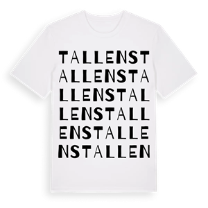 Tallens ordlek t-shirt – ekologisk bomull t-shirt från Pinshirt