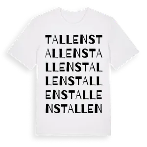 Tallens ordlek t-shirt – ekologisk bomull t-shirt från Pinshirt