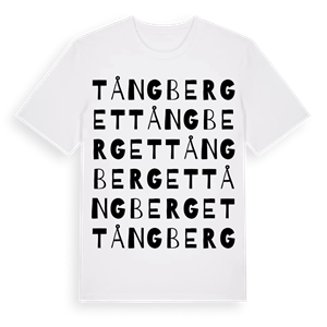 Tångberget ordlek t-shirt – ekologisk bomull t-shirt från Pinshirt