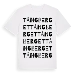 Tångberget ordlek t-shirt – ekologisk bomull t-shirt från Pinshirt