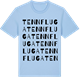 Blue Soul t-shirt med Tennfluga ordlek t-shirt
