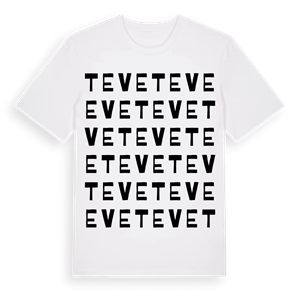 Teve ordlek t-shirt – ekologisk bomull t-shirt från Pinshirt