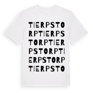 Tierpstorp ordlek t-shirt – ekologisk bomull t-shirt från Pinshirt