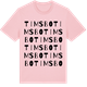 Pink Cotton t-shirt med Timsbo ordlek t-shirt