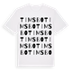 White t-shirt med Timsbo ordlek t-shirt