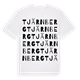 White t-shirt med Tjärnberg ordlek t-shirt