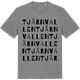 Mid Heather Gray t-shirt med Tjärnvallen ordlek t-shirt
