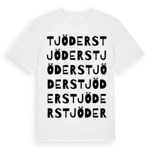 Tjöders ordlek t-shirt – ekologisk bomull t-shirt från Pinshirt