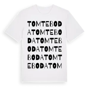 Tomteboda ordlek t-shirt – ekologisk bomull t-shirt från Pinshirt