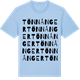 Blue Soul t-shirt med Tönnånger ordlek t-shirt