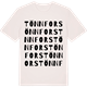 Vintage White t-shirt med Tönnfors ordlek t-shirt
