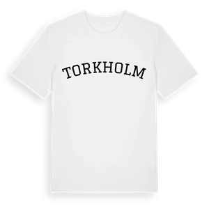 Torkholm böjd t-shirt – ekologisk bomull t-shirt från Pinshirt