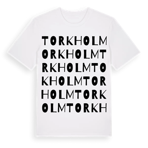 Torkholm ordlek t-shirt – ekologisk bomull t-shirt från Pinshirt