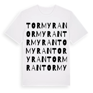 Tormyran ordlek t-shirt – ekologisk bomull t-shirt från Pinshirt