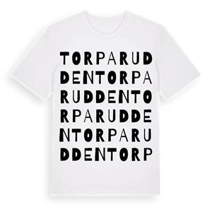 Torparudden ordlek t-shirt – ekologisk bomull t-shirt från Pinshirt