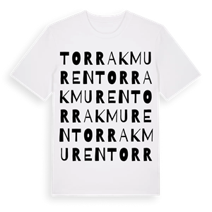 Torrakmuren ordlek t-shirt – ekologisk bomull t-shirt från Pinshirt