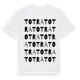 White t-shirt med Totra ordlek t-shirt
