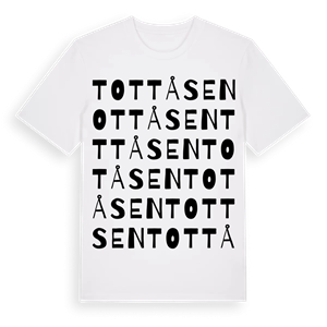 Tottåsen ordlek t-shirt – ekologisk bomull t-shirt från Pinshirt