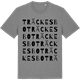 Mid Heather Gray t-shirt med Träckesbo ordlek t-shirt
