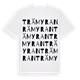 White t-shirt med Trämyran ordlek t-shirt