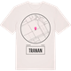 Vintage White t-shirt med Tranan t-shirt