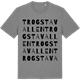 Mid Heather Gray t-shirt med Trogstavallen ordlek t-shirt