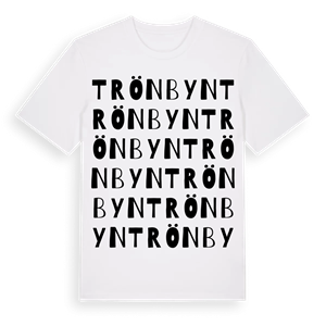 Trönbyn ordlek t-shirt – ekologisk bomull t-shirt från Pinshirt