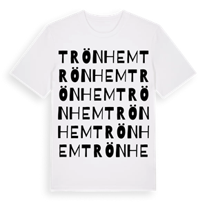 Trönhem ordlek t-shirt – ekologisk bomull t-shirt från Pinshirt