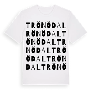 Trönödal ordlek t-shirt – ekologisk bomull t-shirt från Pinshirt