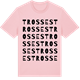 Pink Cotton t-shirt med Trosses ordlek t-shirt