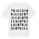 White t-shirt med Trullsbo ordlek t-shirt