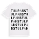 Tulpans ordlek t-shirt