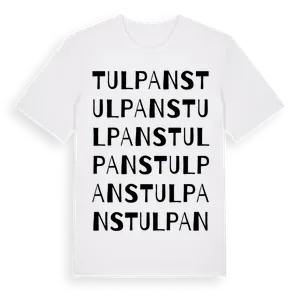 Tulpans ordlek t-shirt – ekologisk bomull t-shirt från Pinshirt