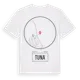 White t-shirt med Tuna t-shirt