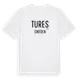 White t-shirt med Tures i Sverige t-shirt