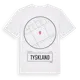 White t-shirt med Tyskland t-shirt
