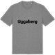 Mid Heather Gray t-shirt med Uggaberg fetstil t-shirt