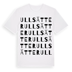Ullsätter ordlek t-shirt – ekologisk bomull t-shirt från Pinshirt