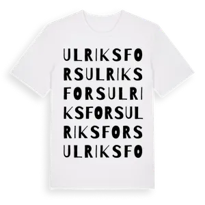 Ulriksfors ordlek t-shirt – ekologisk bomull t-shirt från Pinshirt