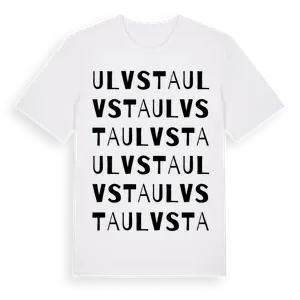Ulvsta ordlek t-shirt – ekologisk bomull t-shirt från Pinshirt