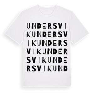 Undersvik ordlek t-shirt – ekologisk bomull t-shirt från Pinshirt