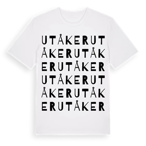 Utåker ordlek t-shirt – ekologisk bomull t-shirt från Pinshirt