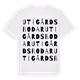 Utigårds bodar ordlek t-shirt