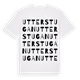 White t-shirt med Utterstugan ordlek t-shirt