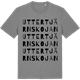 Mid Heather Gray t-shirt med Uttertjärnskojan ordlek t-shirt