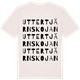 Vintage White t-shirt med Uttertjärnskojan ordlek t-shirt