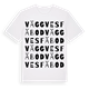 Väggves fäbod ordlek t-shirt