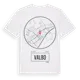 White t-shirt med Valbo t-shirt