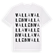 Vallavallen ordlek t-shirt