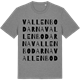Mid Heather Gray t-shirt med Vallenbodarna ordlek t-shirt
